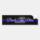 Search for support police bumper stickers Thin blue line