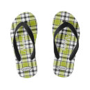 Search for black and white checkered sandals Green