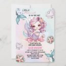 Search for little mermaid on the way invitations Modern