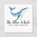 Search for whale business cards nautical