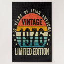 Search for 50th birthday puzzles Vintage 1976