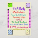 Search for quilt invitations Colorful