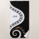 Search for music beach towels Piano