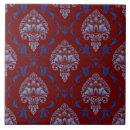 Search for red and white pattern tiles Retro