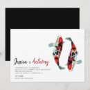 Search for fish wedding invitations Asian
