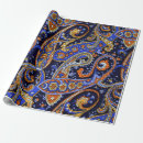 Search for orange and blue wrapping paper Bright