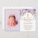 Search for princess baptism invitations Watercolor