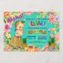 Search for hula birthday invitations Luau birthday party