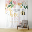 Search for bee birthday party decor Pink