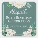 Search for 90th birthday stickers Green
