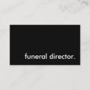 Search for funeral director business cards Professional