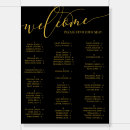 Search for black gold wedding seating charts Calligraphy