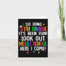 Search for middle school graduation cards Funny