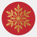 Search for elegant snowflake seals envelope seals Red