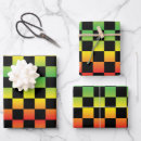 Search for green gingham wrapping paper Red