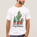 Search for christmas cactus tshirts Santa
