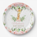 Search for giraffe paper plates Watercolor jungle safari