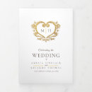 Search for heart wedding programs Gold