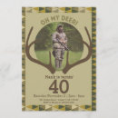 Search for hunting birthday invitations Camo