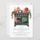 Search for open house holiday invitations Red and green
