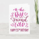 Search for 55th birthday cards Pink