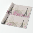 Search for eiffel tower wrapping paper Retro