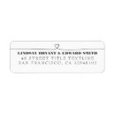 Search for love return address labels Modern