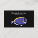 Search for marine biologist business cards Fish