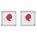 Search for christmas cufflinks Red