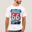Search for route 66 tshirts Classic car