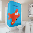 Search for airplane shower curtains Flying