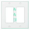 Search for double light switch covers Rocker