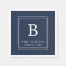 Search for dark navy napkins Initial