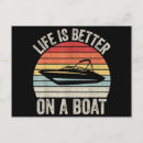 Search for pontoon boat cards stamps Sailor