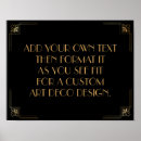 Search for art deco posters Black and gold