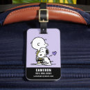 Search for snoopy luggage tags Heart