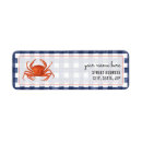 Search for crab return address labels Beach