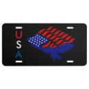 Search for bald eagle license plates White