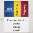 Search for math tutor flyers School