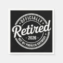 Search for funny retirement napkins Party