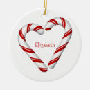 Search for candy stripes ornaments heart