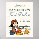 Search for cowboy birthday posters First rodeo birthday