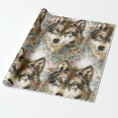 Search for wolf wrapping paper Animal