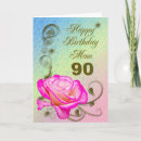Search for 90th for mom birthday cards Pink