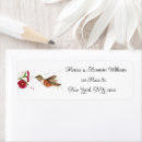 Search for hummingbird return address labels Tropical