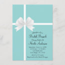 Search for blue and white bridal shower invitations Modern