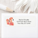 Search for flamingo return address labels Coastal