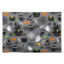 Search for halloween placemats Haunted house