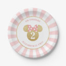 Search for minnie paper plates Girl birthday
