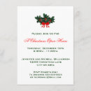 Search for open house christmas invitations Green